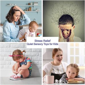 Juguetes Sensoriales de Silicona Silenciosos para Niños, Tablero Sensorial Plegable, Tablero de Actividades Sensoriales para el Estrés, Ansiedad, TDAH, Autismo - Product Image 4