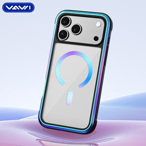 Étui de <span class=keywords><strong>téléphone</strong></span> magnétique coloré en polycarbonate résistant aux chocs VAWI B424 pour iPhone 15 16 17 Pro Max pour téléphones Android <span class=keywords><strong>Samsung</strong></span> S25 Ultra - Product Image 5