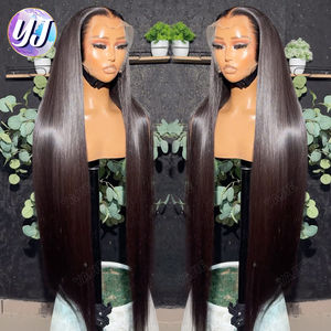 Nguyên liệu tóc giả tóc cambodian, glueless Nguyên Việt Nam tóc giả tóc con người tự nhiên Trong Suốt Ren đóng cửa Tóc Giả Nhà cung cấp cho phụ nữ da đen - Product Image 2