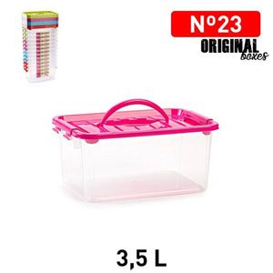 Original Boxes Storage Container 3.5 L With Lid Pink Handle For Kitchen Organization - Product Image 3