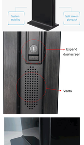 LCD kỹ thuật số media player Kệ siêu thị quảng cáo Màn hình hiển thị 55inch kỹ thuật số Bảng menu cho nhà hàng - Product Image 6