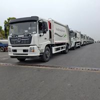 Camion Compacteur de Déchets Électrique/Hybride DongfengNew Energy avec Chargeur Frontal, Transmission Manuelle, Transmission 4x2