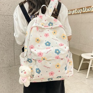Mochila para estudiantes de secundaria con estampado de dibujos animados bonitos a la moda, mochila de viaje Coreana de gran capacidad, bolsas para mujeres y hombres - Product Image 3