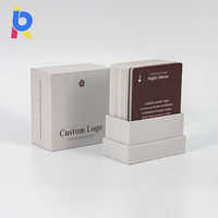 Cartes d'affirmation de l'amour-propre personnalisées pour la famille avec design personnalisé, papier durable, boîte à couvercle magnétique écologique
