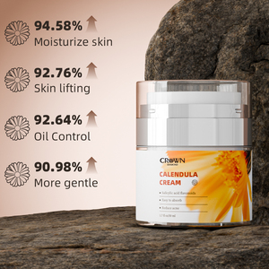 Private Label naturale nutriente viso rassodante Anti Anti invecchiamento macchie sbiancante <span class=keywords><strong>crema</strong></span> per il viso riparazione Acne <span class=keywords><strong>Calendula</strong></span> <span class=keywords><strong>crema</strong></span> per il viso - Product Image 5