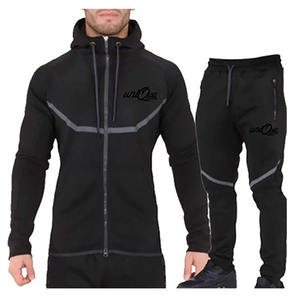 Survêtement d'hiver 2-en-1 personnalisable pour homme, écologique, antibactérien, coupe classique, en tissu polyester/coton, service OEM disponible - Product Image 1