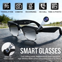 Nouvelles Lunettes Intelligentes 800W Pixel Améliorées avec Caméra, Enregistrement Vidéo, Reconnaissance Photo IA, Traduction Linguistique et Commandes Vocales