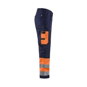 BLAKLADER - 158418605389D88 <b>Hi</b>-<b>Vis</b> trousers <b>Orange</b>/Navy blue - EAN 7330509312995 <b>HI</b>-<b>VIS</b> WORKWEAR - Product Image 4
