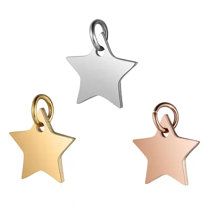 Stainless steel charms for necklaces, Bracelets and Jewelry Making