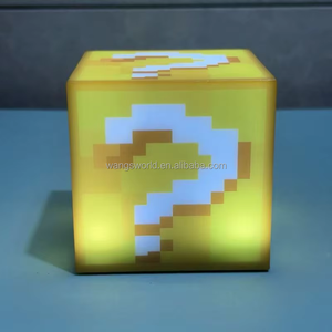 Lampada Notturna LED Moderna con Controllo Touch 3D, Luce Calda, Plug-<span class=keywords><strong>in</strong></span> e Dimmerabile, Forma Cubica - Regalo Fai-da-Te per Bambini e Decorazione Casa - Product Image 3