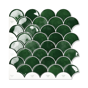 Autocollants de carrelage intelligent à coller et à décoller pour la cuisine, carrelage de métro, autocollants pour crédence de cuisine, salle de bain, résistant à l'eau et à la chaleur, brillant - Product Image 3