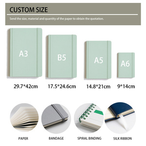 <span class=keywords><strong>Cuaderno</strong></span> escolar A5 al por mayor, 200 páginas, cubierta Kraft en espiral, papelería a granel <span class=keywords><strong>para</strong></span> estudiantes, <span class=keywords><strong>profesores</strong></span>, Material de cuero PVC PP, tamaño A3 - Product Image 5