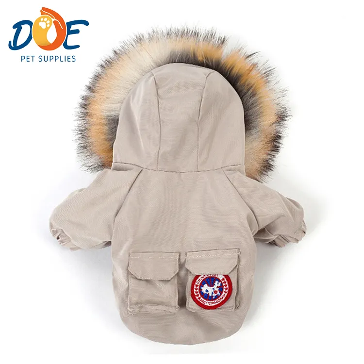 Doe Pet Clothes Wholesale Luxury Pet Clothes Fashion Popular Dog Clothes Winter Pet Jacket For Puppy Teddy Hoodie Cat Dog Coat