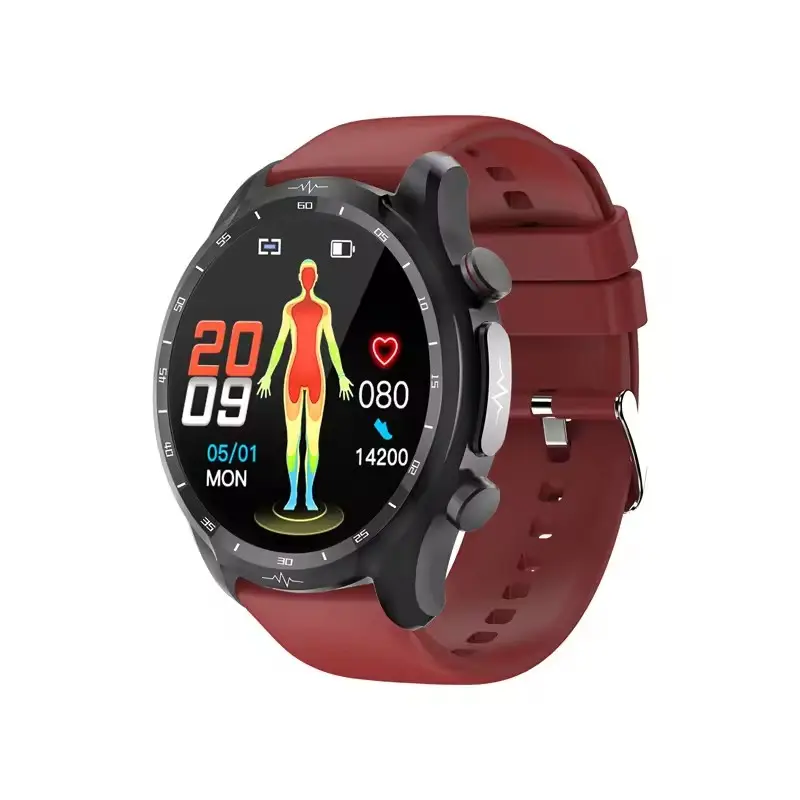 New 2024 thời trang E430 ECG thông minh đồng hồ máu Smartwatch thể thao Heart Rate Pressure Monitor Máy ECG với máu cho nam giới