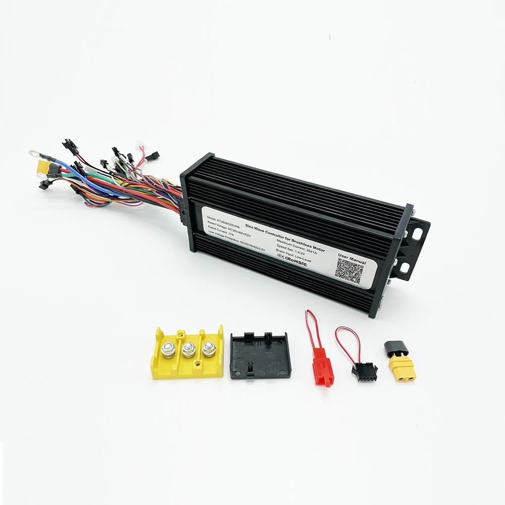 EBike 36V-52V KT 35A Regolatore Onda Sinusoidale 1000W-1500W+Display