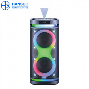 Fábrica HANSUO Marca de potencia de 100W Doble Woofer de 10 pulgadas y altavoz portátil de un solo Tweeter, Altavoz portátil de 2/<span class=keywords><strong>B</strong></span>/1/2/1/2" - Product Image 1