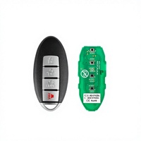 Clé Intelligente Universelle Autel IKEY IKEYNS004AL NS004AL avec Boutons de Verrouillage/Déverrouillage/Voiture/Panique pour Clé Intelligente Autel KM100
