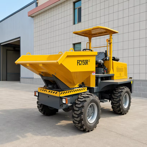 EPA Euro 5 Zertifizierter Beton-Minidumper 6 Tonnen 4WD Niedrigprofil-Design Baustelle <span class=keywords><strong>12</strong></span> Monate Kundendienst - Product Image 4