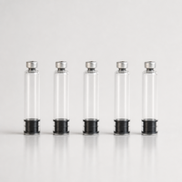 Flacon en verre borosilicaté pour emballage de liquides 3ml 5ml, impression sérigraphique, service de personnalisation couleur et gradation, fourniture