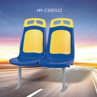 Nouveau Siège de Bus Double et Simple Confortable de Luxe 2024 pour Bus/Bateau avec Accoudoir Bleu Gris – Pièce de Remplacement