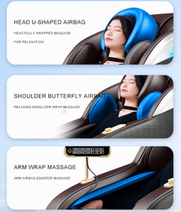 VCT AI Sprach funktion U-Kissen & Schwerelosigkeit für ultimative Entspannung Top Notch Jade Stone Massage stuhl - Product Image 6