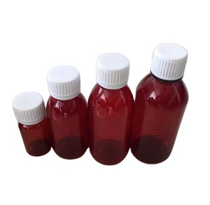 high quality glossy plastic PET bottle for vitamins