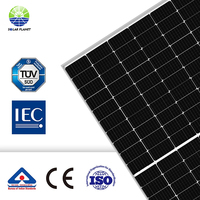 Panneau solaire HJT PERC monocristallin bifacial demi-cellule de type N 395-415W 120 cellules hors réseau TUV pour double vitrage européen