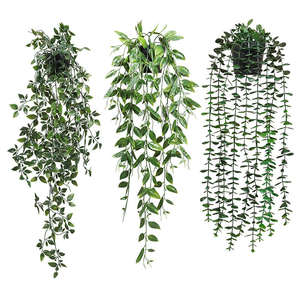 Meilleure vente 2023 Pot d'<span class=keywords><strong>armoire</strong></span> de maison bande suspendue bonsaï décoration intérieure Pot de Simulation de plante verte - Product Image 5