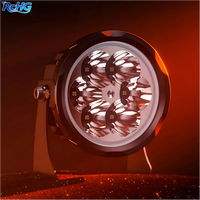 Phare de conduite tout-terrain LED 4 pouces, 4 pièces, 30W 6000LM, IP69K, faisceau combiné universel, lentille incassable pour