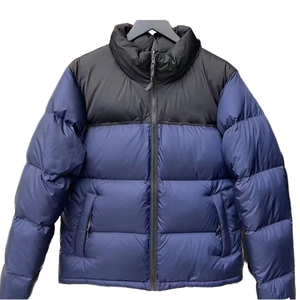 Chaqueta de Plumón Impermeable para Hombre, de Poliéster, Largo Regular, con Cremallera y Capucha, Abrigo de Invierno, Parka Personalizada OEM, Suministro al por Mayor - Product Image 1
