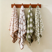 Plaid Doux et Moelleux Confortable, Décoration Bohème Esthétique pour la Maison, Motif Gingham, Dessin Animé, Uni, Cadeaux Quatre Saisons pour Femmes et Adolescentes
