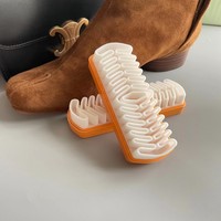 Gomme en daim Petites chaussures blanches à bardeaux Baskets en peau de cerf Nettoyant pour chaussures en cuir suédé de sport Brosse en daim