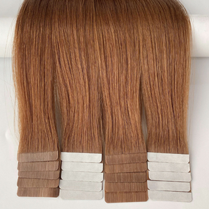 2024 # Extensions de cheveux Remy à cuticules réelles, double trame, injectées, 30 couleurs, 4*1 cm - Product Image 5