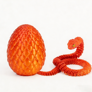 Premium 3D Printed Snake Egg Fidget &amp; Puzzle Toy, Eco-PLA Material FDM Printed <strong>for</strong> Stress Relief &amp; Desk <strong>Fun</strong> - Product Image 5