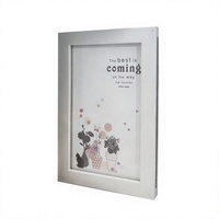 IELE MDF Bilderrahmen 4x6 5x7 12x18 Klappspiegel Klassisch Kreativ Wohndekor Geschenk Anpassbares Logo 2-Farben UV-Druck