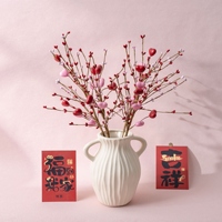 CL02001 amour Branches de baies PE fleur artificielle décoration bricolage pour la maison fête décoration de mariage événement saint-valentin
