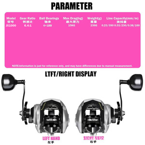 รอกเบทคาสติ้งแบบไว<span class=keywords><strong>ด</strong></span>์บอดี้ขนาดใหญ่พิเศษ สำหรับ<span class=keywords><strong>ตก</strong></span><span class=keywords><strong>ปลา</strong></span>แบบตีไกล <span class=keywords><strong>ตก</strong></span><span class=keywords><strong>ปลา</strong></span>ชะโ<span class=keywords><strong>ด</strong></span> และตกปลากะพง - Product Image 3