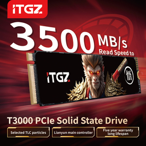 ITGZ 512GB/1TB NVMe M.2 2280 SSD, disque SSD interne PCIe 3.0 pour ordinateur portable et ordinateur de bureau, jeu haute vitesse et lecteur OS - Product Image 2