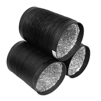 Air flexible de conduit de ventouse de fumée de cuisine de fournisseur de la Chine pour le conduit de ventilation de papier d'aluminium