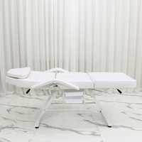 Table de massage de salon de beauté, lit de beauté réglable, lit de soin du visage, lit de spa, salon de beauté