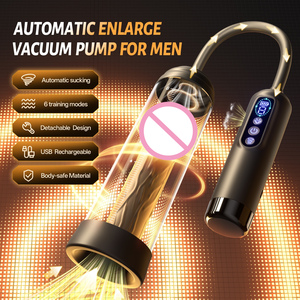 Bomba de Pene Eléctrica Inteligente, Recargable por USB, con Succión Automática, Suave, Impermeable, Tamaño L, con Manual - Product Image 2