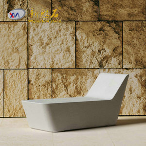 Nuevos Materiales de Construcción de Piedra, Banco de Concreto Artístico C30 de Alta Resistencia, Gris, para Interiores y Exteriores, Asientos para Parques - Product Image 2