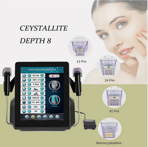 Micro-aiguilles radiofréquence <span class=keywords><strong>en</strong></span> or, cristallites <span class=keywords><strong>de</strong></span> profondeur, 8 micro-aiguilles isolantes secrètes, 12, 24, 40 nanomètres - Product Image 1