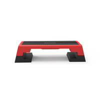 Plataforma de Step Aeróbico ZHOYA de 3 Niveles de Altura Ajustable, 101 cm, Antideslizante, 15.5-25.5 cm, Tabla de Ejercicios para Gimnasio y Hogar