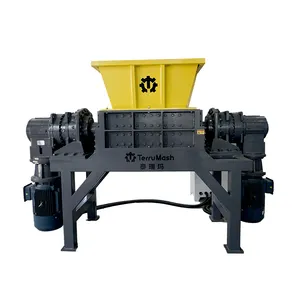 Op Maat Gemaakte 800 Type Plastic Dubbele As Shredder Metalen Kan Band Grinder Crusher Machine