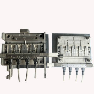 יצרן עובש יפני 2 פינים כבל כבל כבל כבל פלסטיק הזרקת עובש עם עוד חללים - Product Image 5