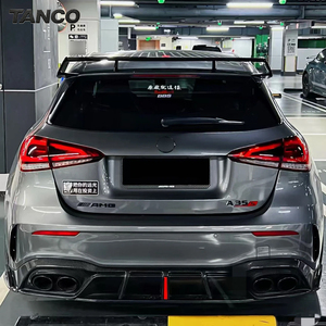 Difusor Trasero de Fibra de Carbono Estilo <span class=keywords><strong>A</strong></span> para <span class=keywords><strong>Mercedes</strong></span> <span class=keywords><strong>Benz</strong></span> Clase <span class=keywords><strong>A</strong></span> W177 <span class=keywords><strong>Hatchback</strong></span> A200 A220 A250 A35 A45 AMG 2018+ - Product Image 4