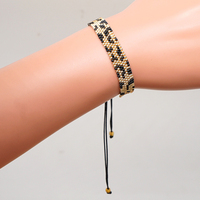 Bracelet miyuki imprimé léopard, pièces, en perles de rocaille, vente en gros