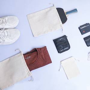 Bolsas de Tela Ecológicas para Zapatos con Logotipo Personalizado, Bolsas de Muselina Orgánica con Cordón para Empaque - Product Image 3