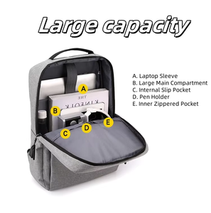 Casual <strong>Large</strong> Capacity Wholesale Computer Laptop Bag for Men Business Bag <strong>Backpack</strong> Oxford Laptop <strong>Backpack</strong> - Product Image 6